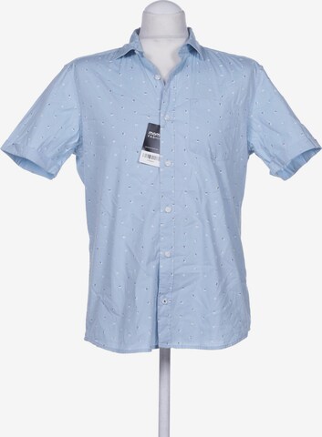 s.Oliver Button Up Shirt in M in Blue: front