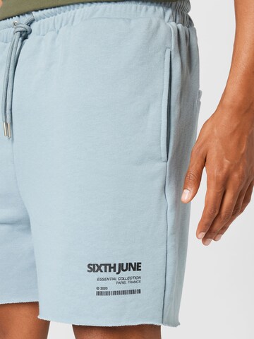 Regular Pantalon Sixth June en bleu