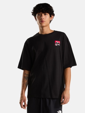 Maglietta di THE NORTH FACE in nero: frontale