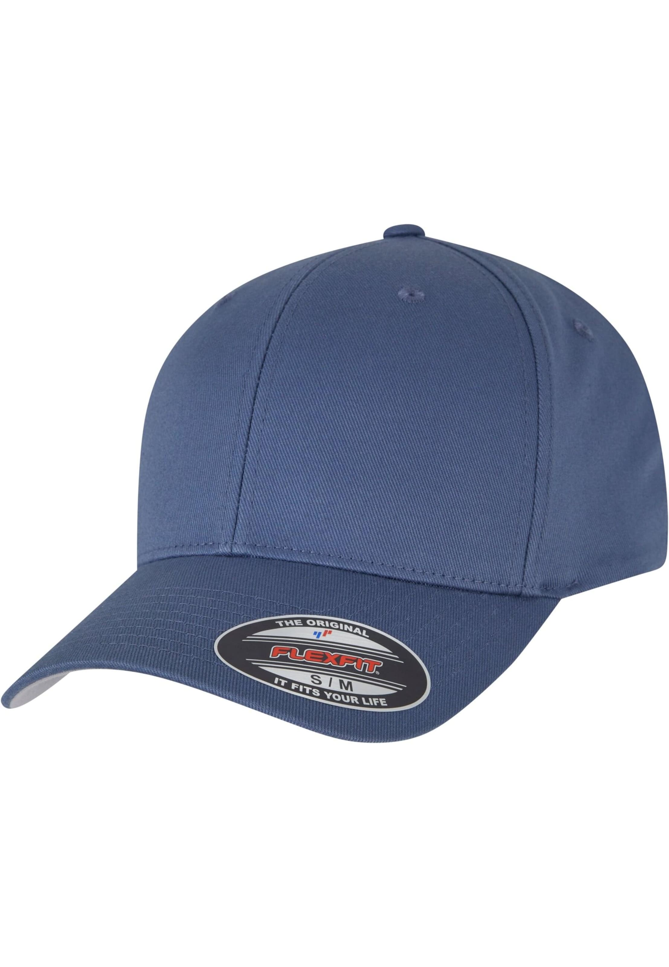 Cappello da baseball di Flexfit in blu: frontale