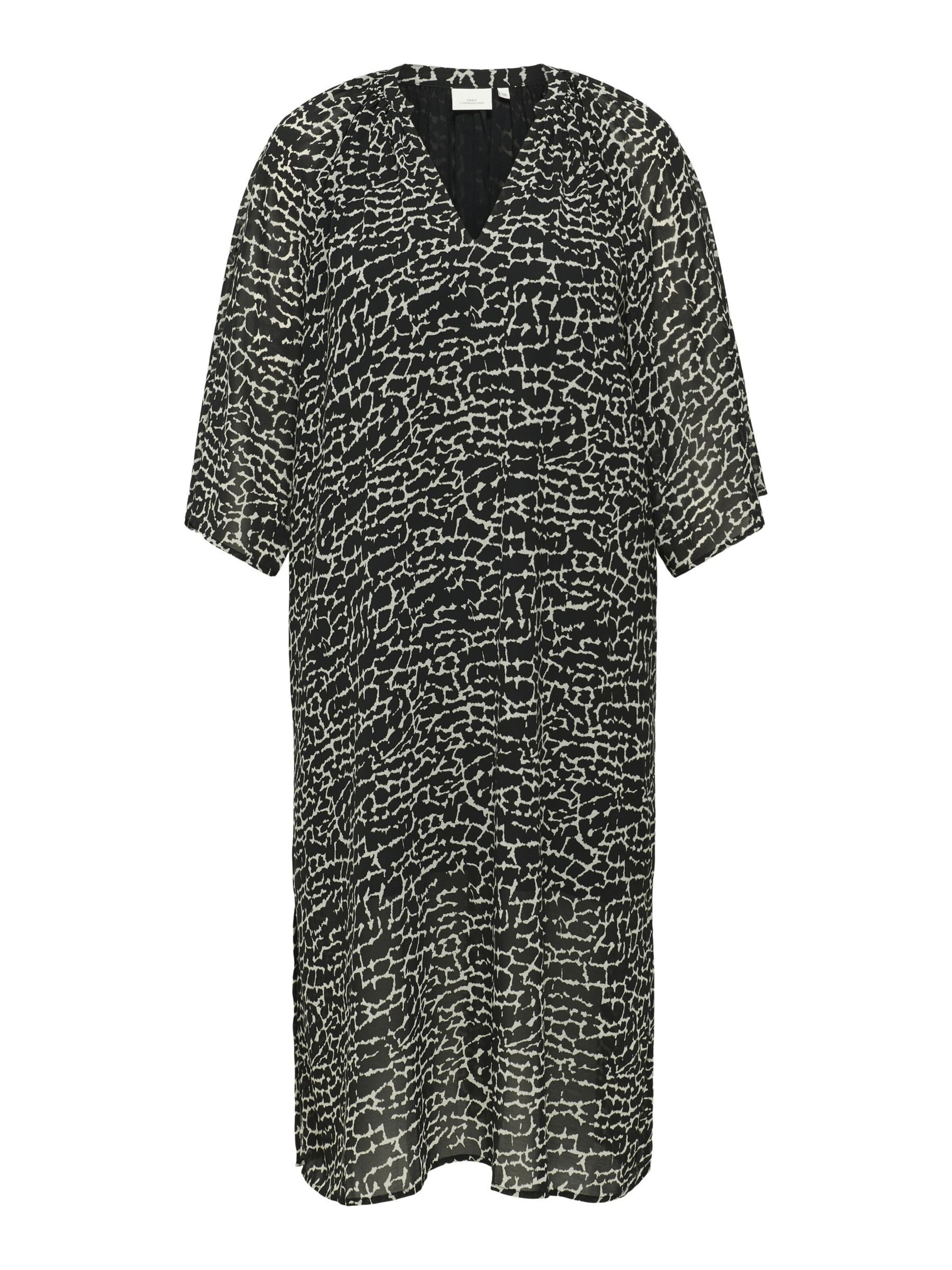 ONLY Carmakoma - Vestido 'MIL' en negro: frente