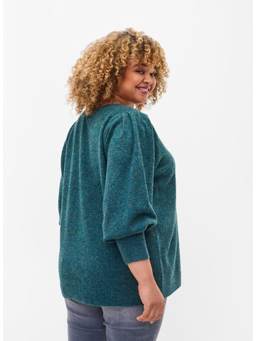 Pull-over 'GREENY' Zizzi en vert