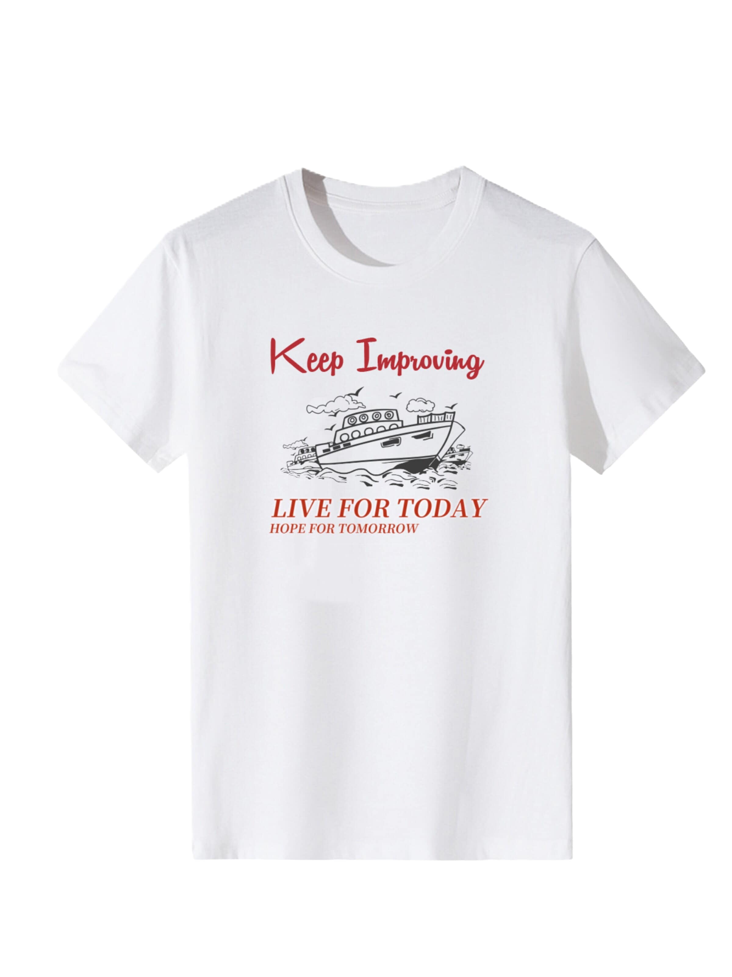T-shirt LapaPlus en blanc : devant