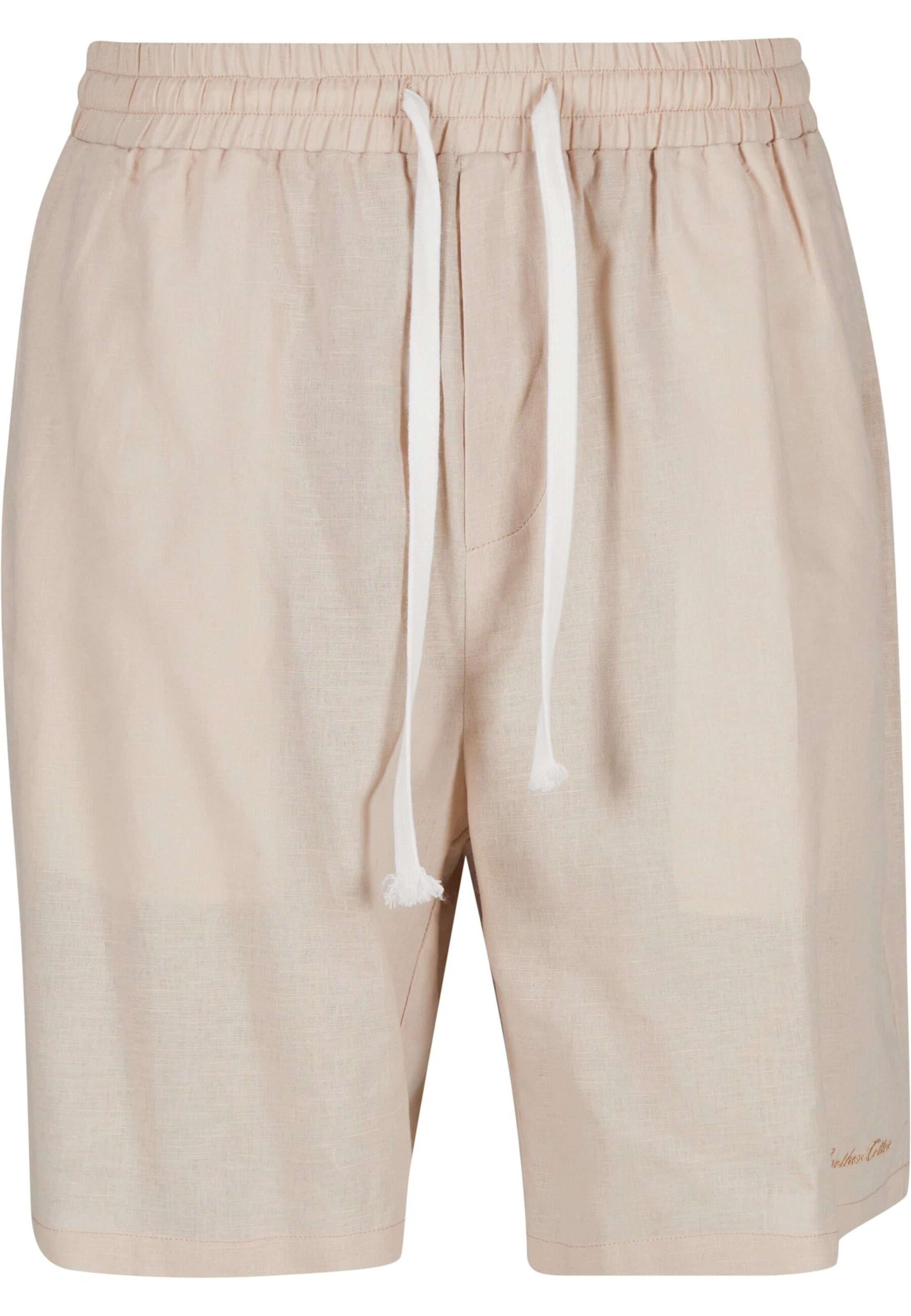 Another Cotton Lab - regular Pantalón en beige: frente