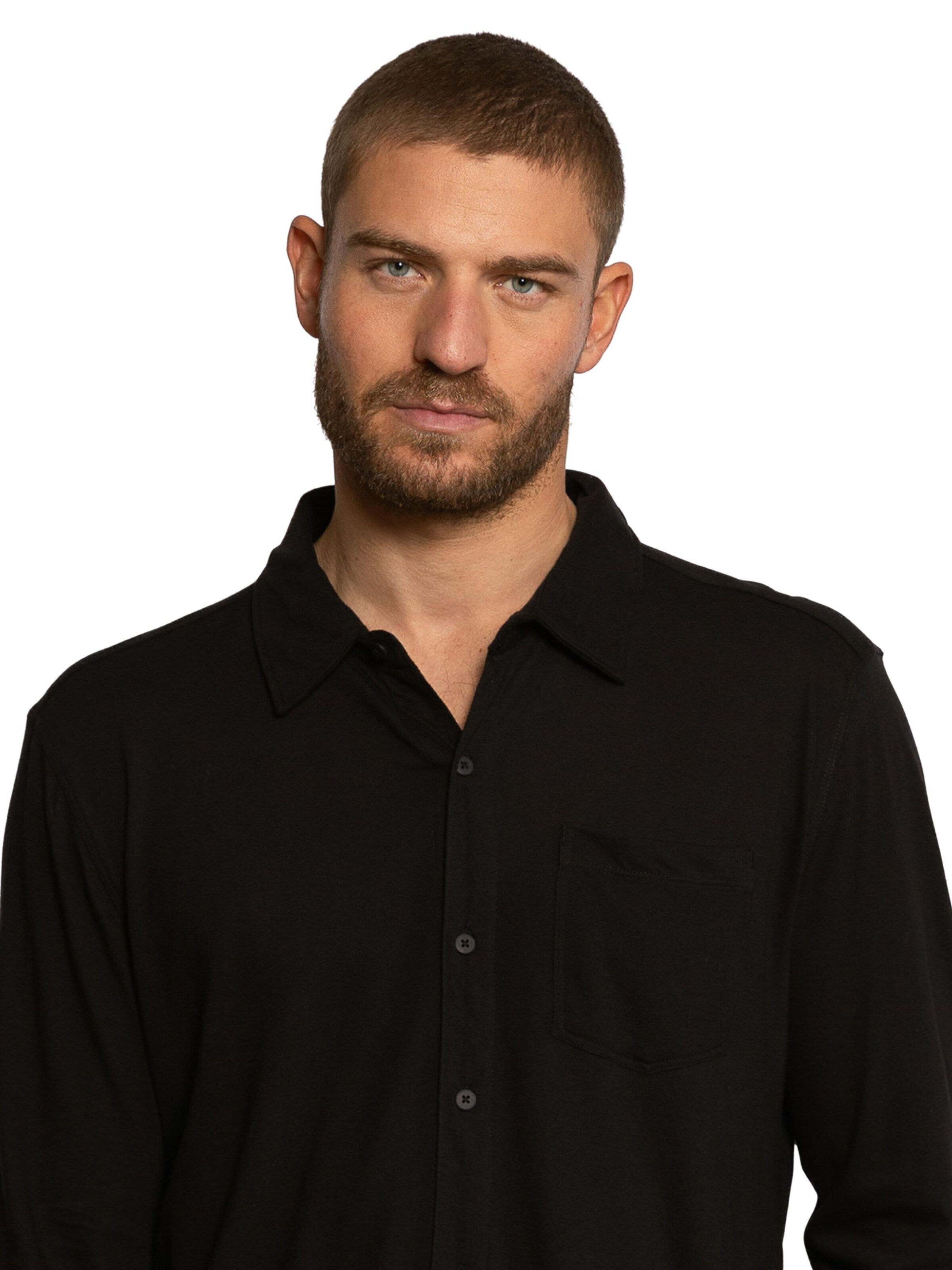 Coupe regular Chemise 'Jackson' LDB en noir