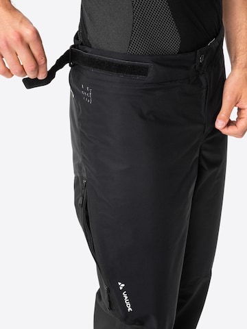 Tapered Pantaloni per outdoor 'All Year Moab' di VAUDE in nero