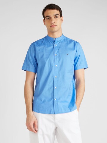 Coupe regular Chemise 'Flex' TOMMY HILFIGER en bleu : devant