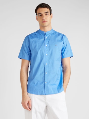 TOMMY HILFIGER Regular fit Overhemd 'Flex' in Blauw: voorkant