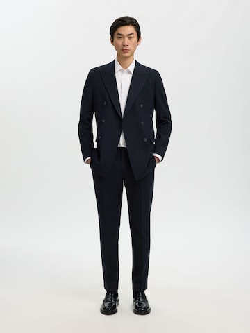 SELECTED Slimfit Hose in Blau