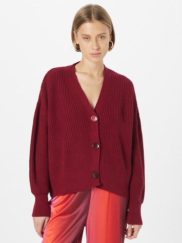 Trendyol Knit Cardigan in Red: front