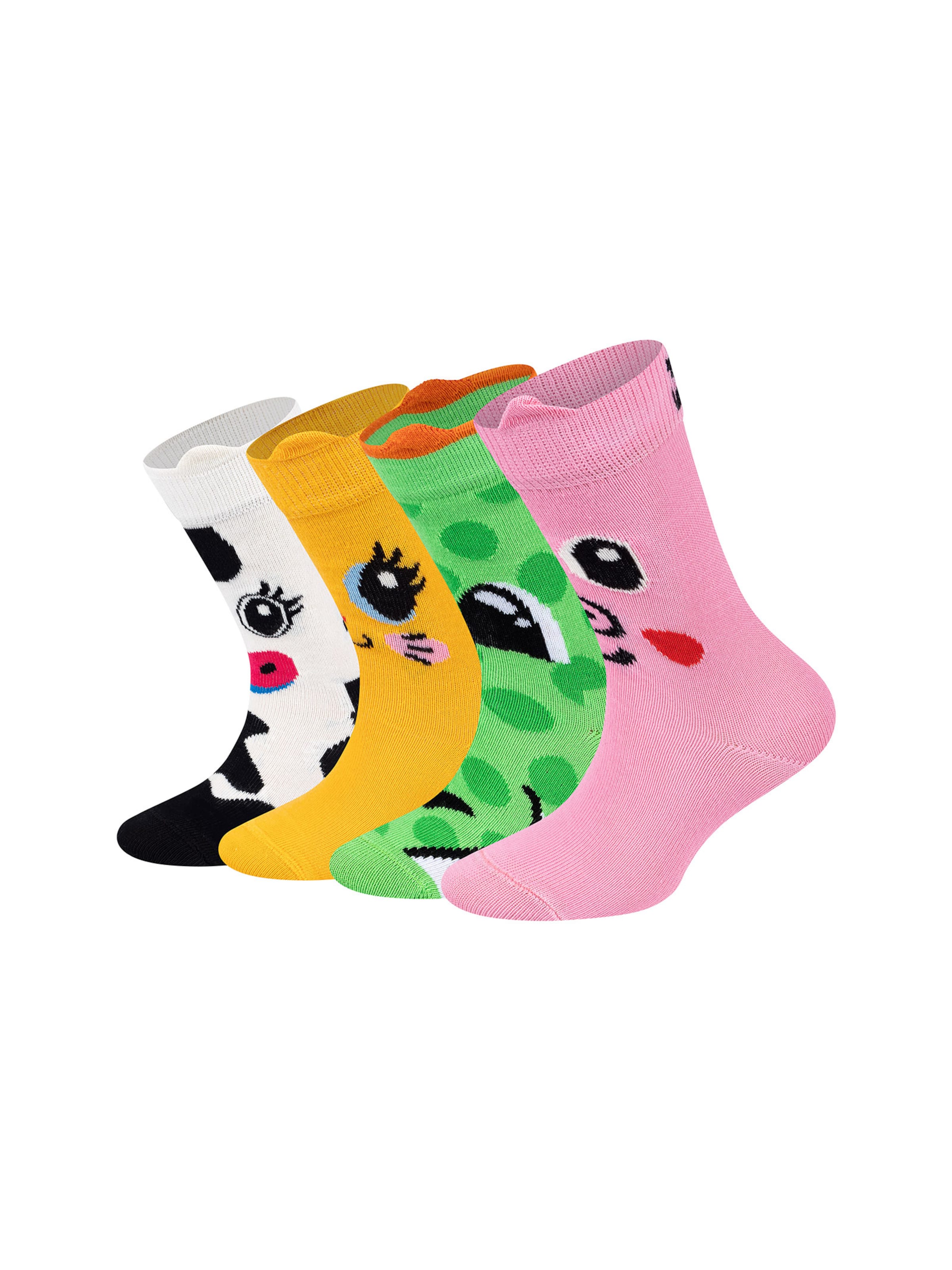 Happy Socks Sokker 'Animals' i blandingsfarvet: forside