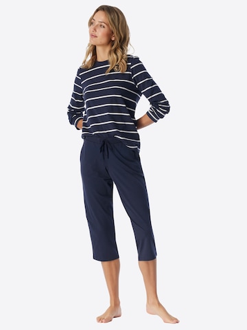 Pantalon de pyjama ' Mix & Relax ' SCHIESSER en bleu