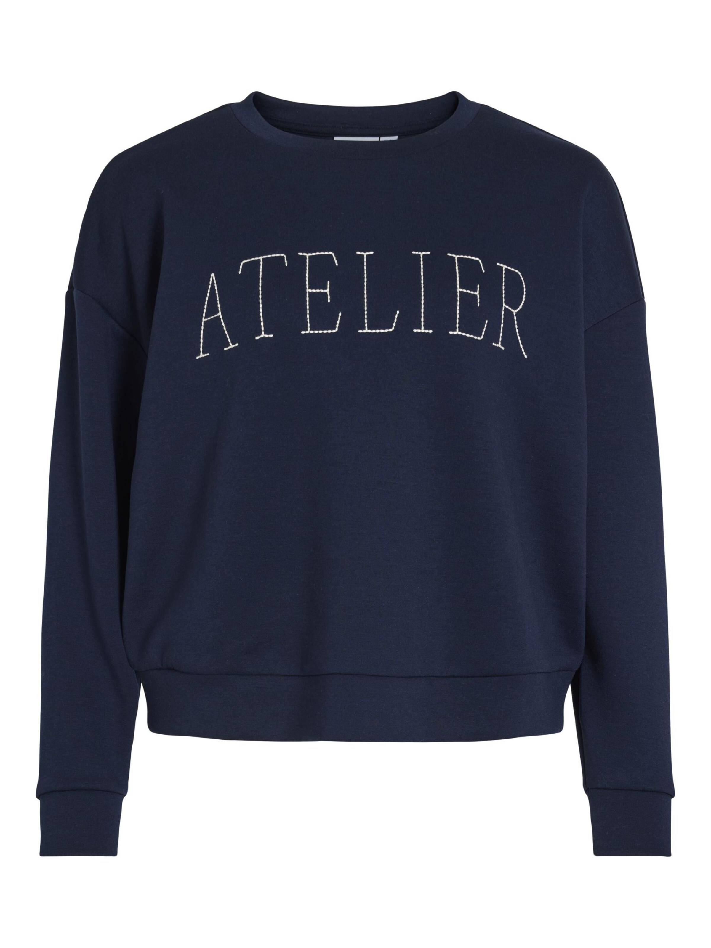 VILA Sweatshirt in Blauw: voorkant
