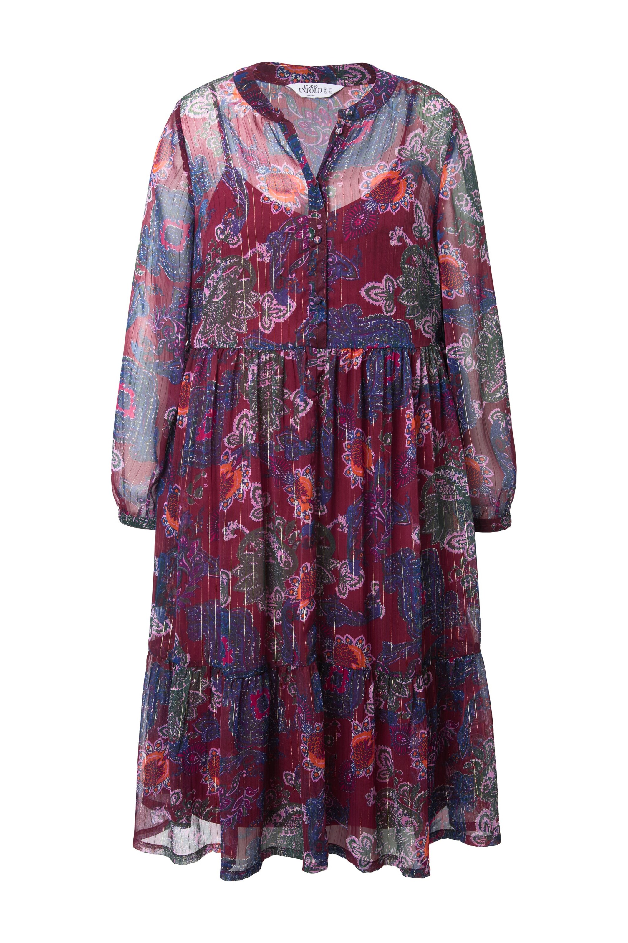 Studio Untold Dress in Purple / Dark red, Item view