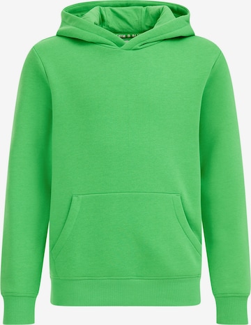 WE Fashion Sweatshirt in Green: front