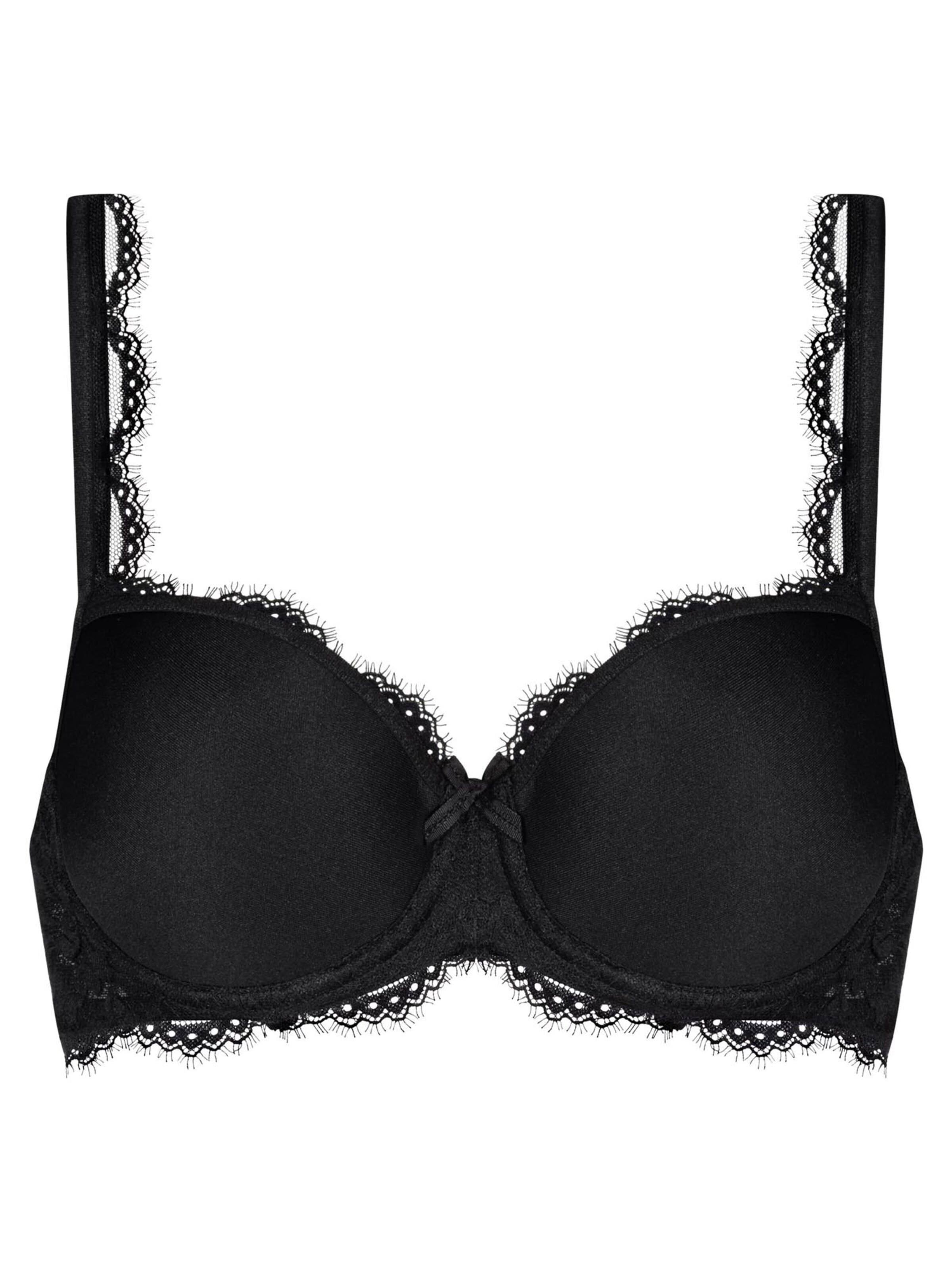 Mey Push-up BH 'Amazing' in Zwart: voorkant
