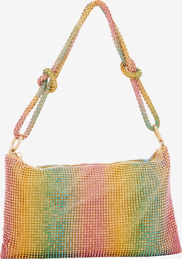 FELIPA Shoulder bag in yellow gold / Light green / Pink, Item view