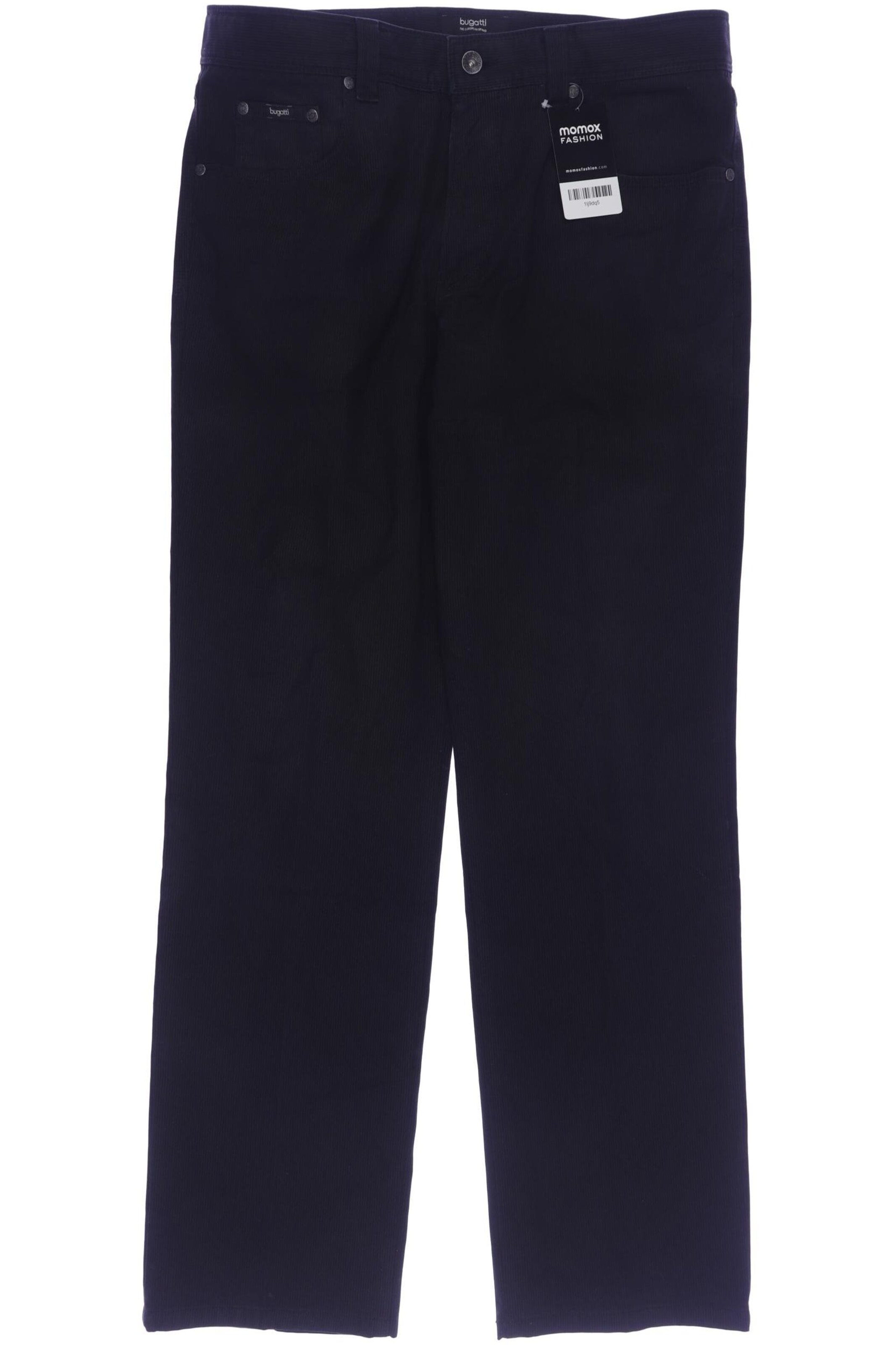 bugatti Stoffhose 35 in Schwarz: Vorderseite