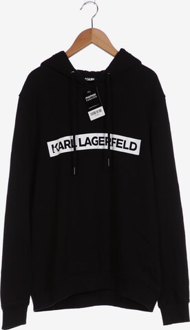 Karl Lagerfeld Sweatshirt & Zip-Up Hoodie in M in Black: front