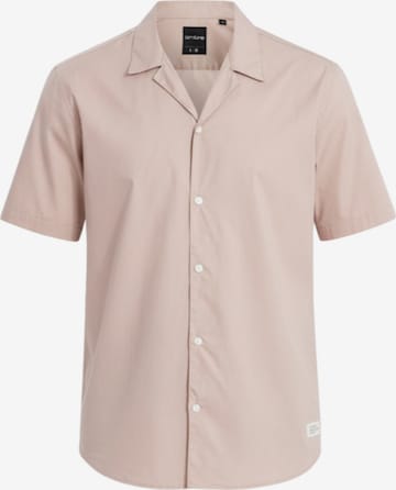 Ombre Overhemd 'OM-SHSS-0168' in Beige: voorkant