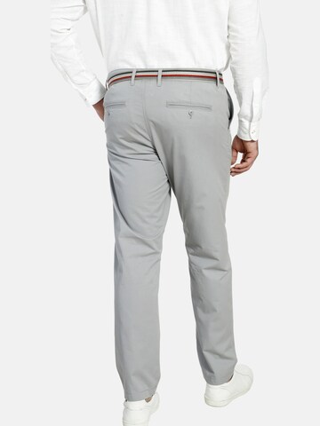 Charles Colby Loosefit Chino ' Baron Marchas ' in Grijs