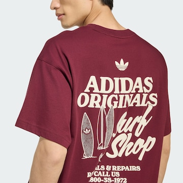 ADIDAS ORIGINALS Shirt 'Surf Shop' in Red