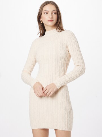 HOLLISTER Knitted dress in Pink: front