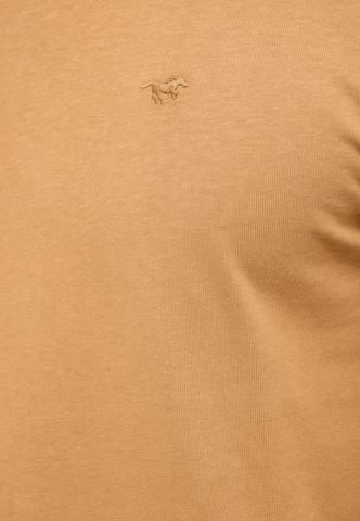 MUSTANG T-Shirt ' Austin ' in Braun