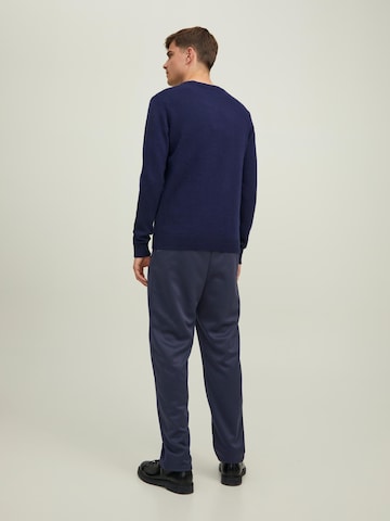 JACK & JONES Regular Pleated Pants 'Bill Pete' in Blue