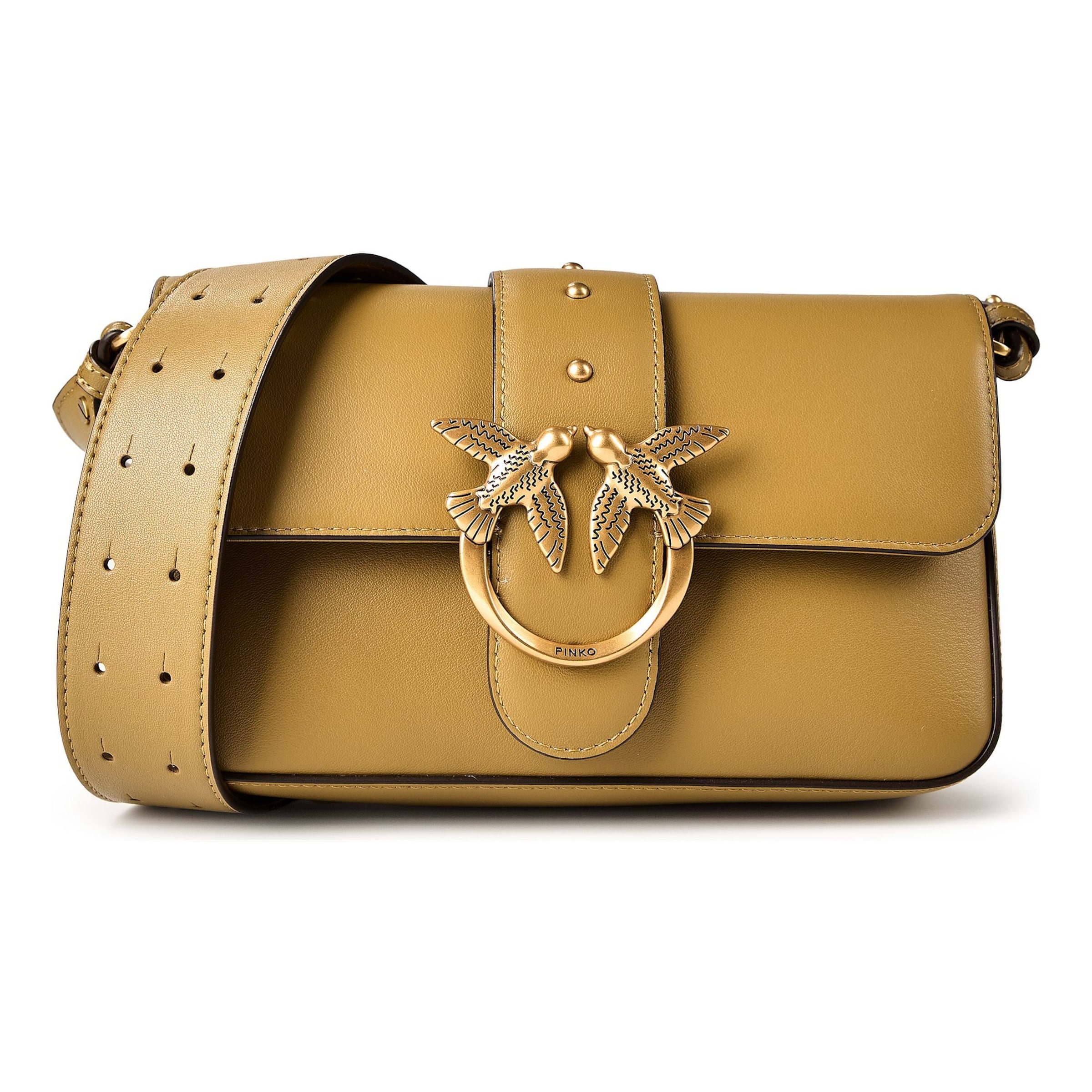 Sac à bandoulière 'Love One' PINKO en jaune