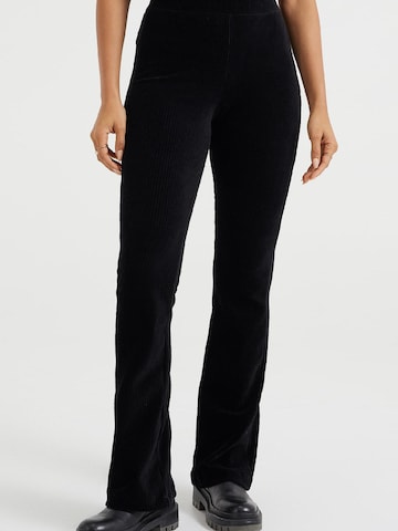 WE Fashion Flared Trousers in Black