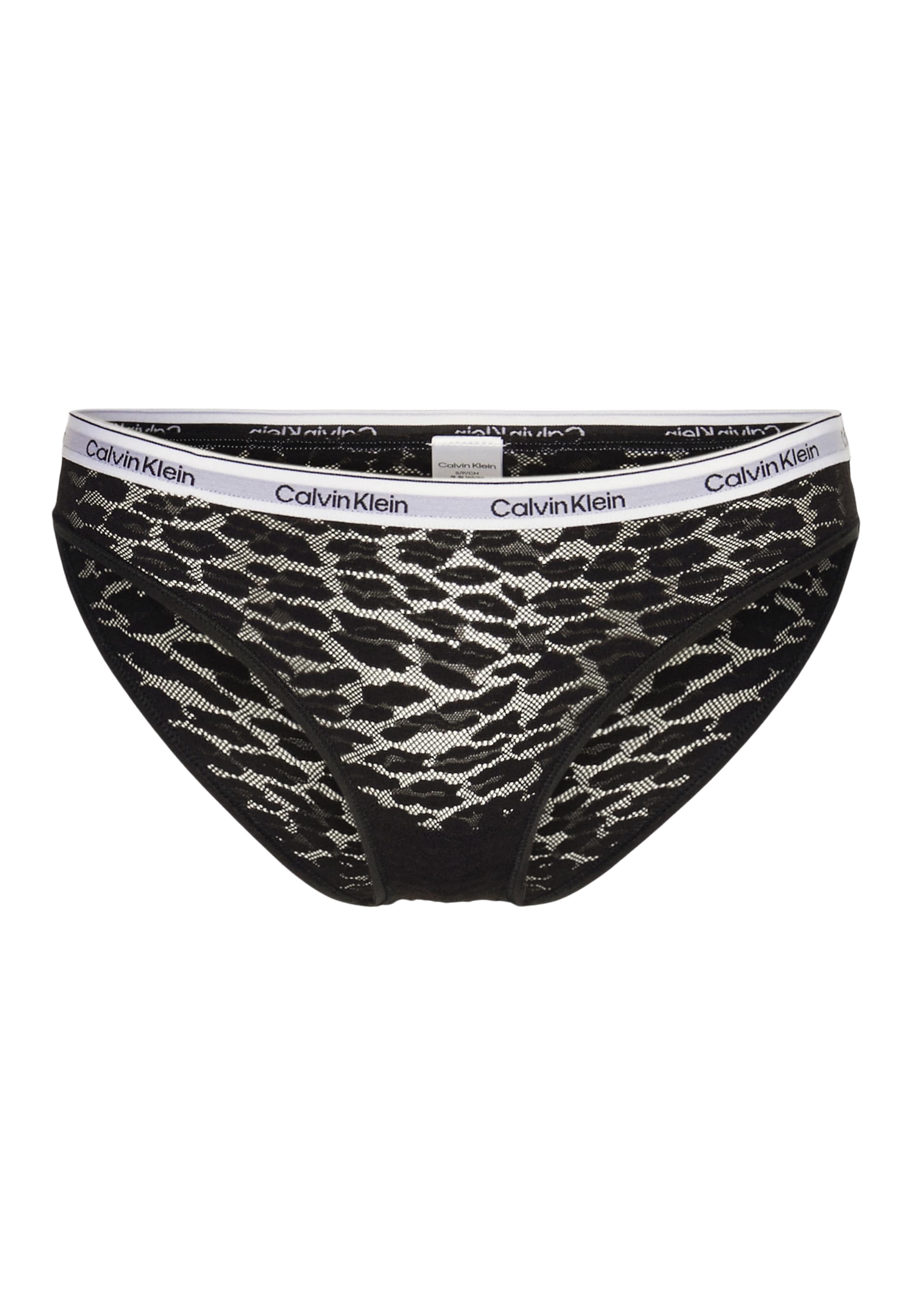 juoda Calvin Klein Underwear Moteriškos kelnaitės: priekis
