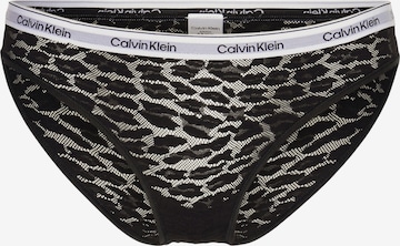 Slip Calvin Klein Underwear en noir : devant