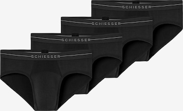 SCHIESSER Slip 'Cotton Flex' in Schwarz: Vorderseite