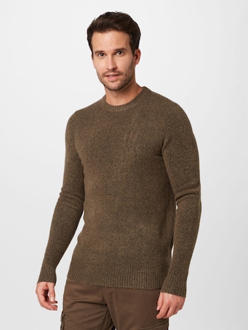 Revolution Sweater in Brown: front