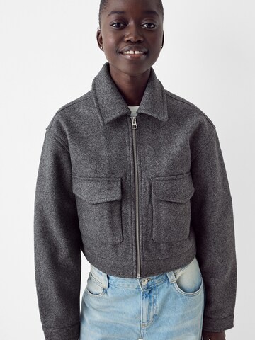 Bershka Between-season jacket in Grey