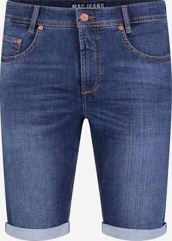 MAC Slimfit Jeans in Blauw: voorkant