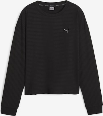 Sweat-shirt 'UNWIND STUDIO' PUMA en noir : devant