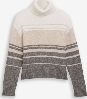 smėlio TOM TAILOR DENIM Megztinis: priekis