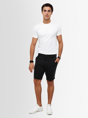 INDICODE Regular Chino Pants 'B799 ' in Black