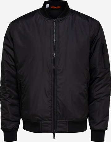 Veste mi-saison 'DOUGLAS' SELECTED HOMME en noir : devant