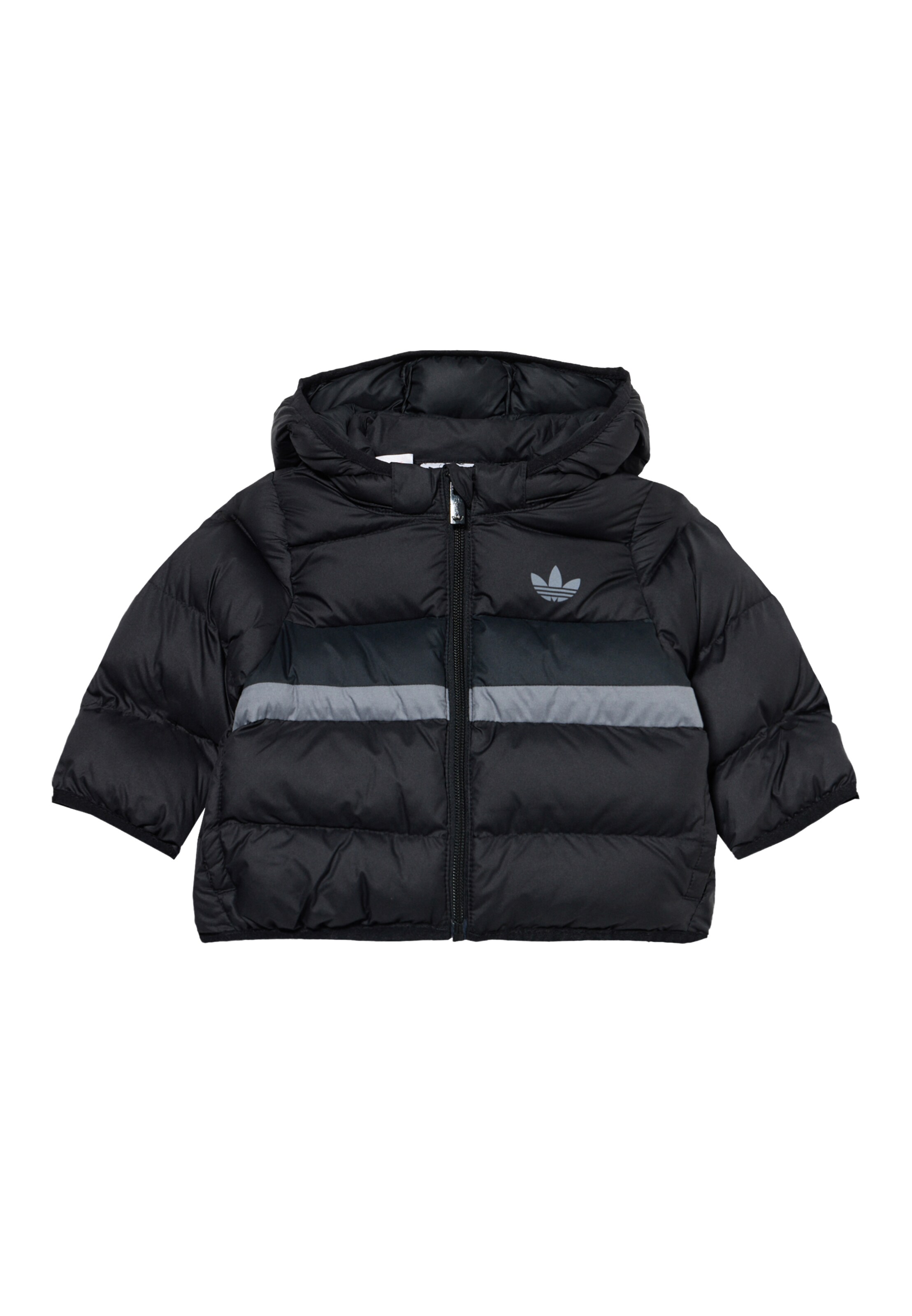 ADIDAS ORIGINALS Zimní bunda – černá: přední strana