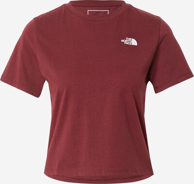 THE NORTH FACE Funktionsshirt in burgunder / weiß, Produktansicht