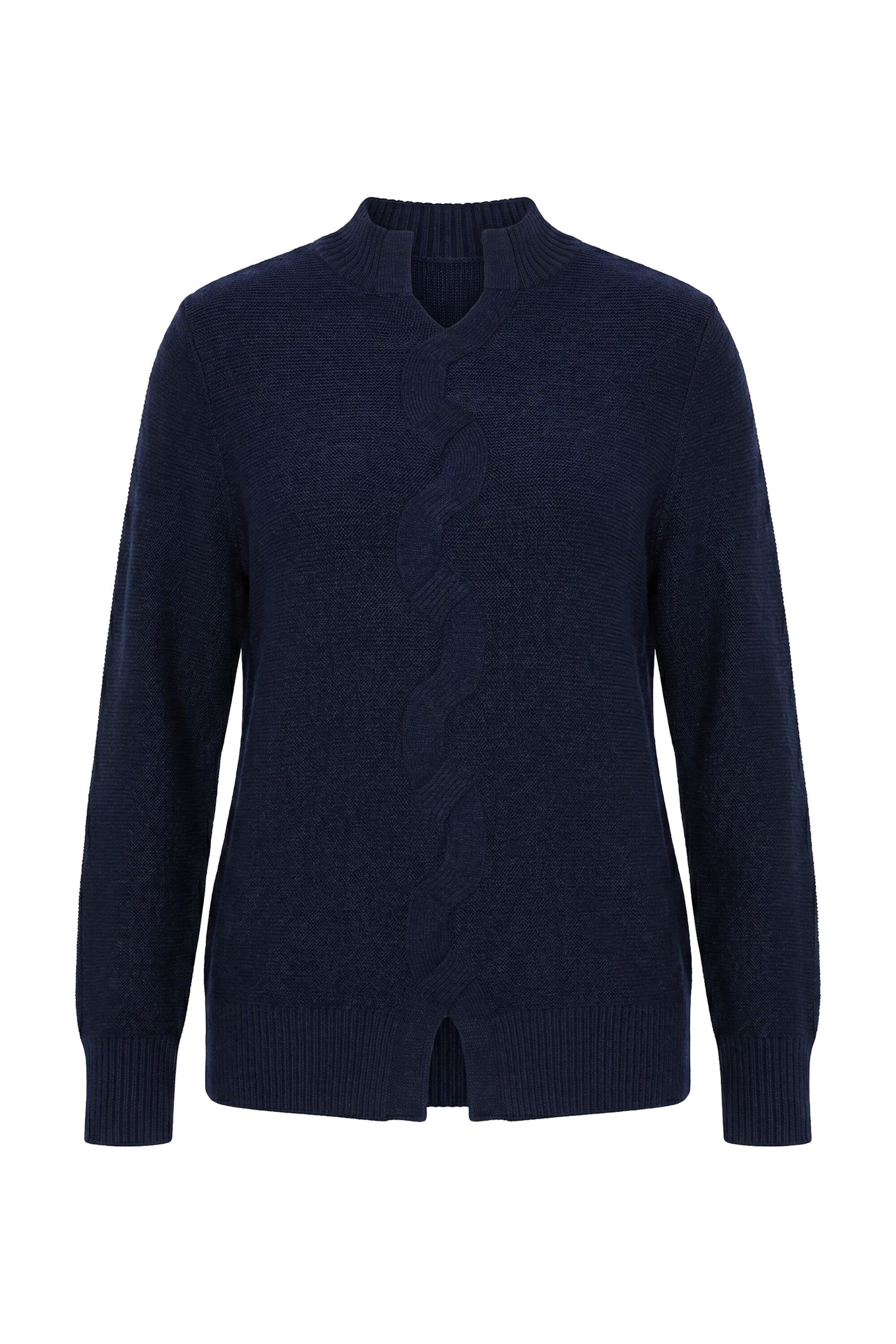 Ulla Popken Trui in Blauw: voorkant