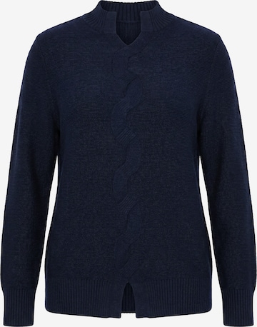 Ulla Popken Pullover in Blau: Vorderseite