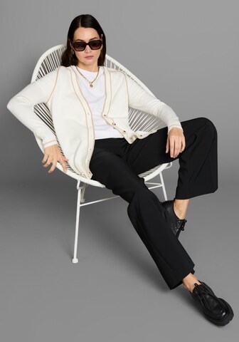 HECHTER PARIS Knit Cardigan in Beige