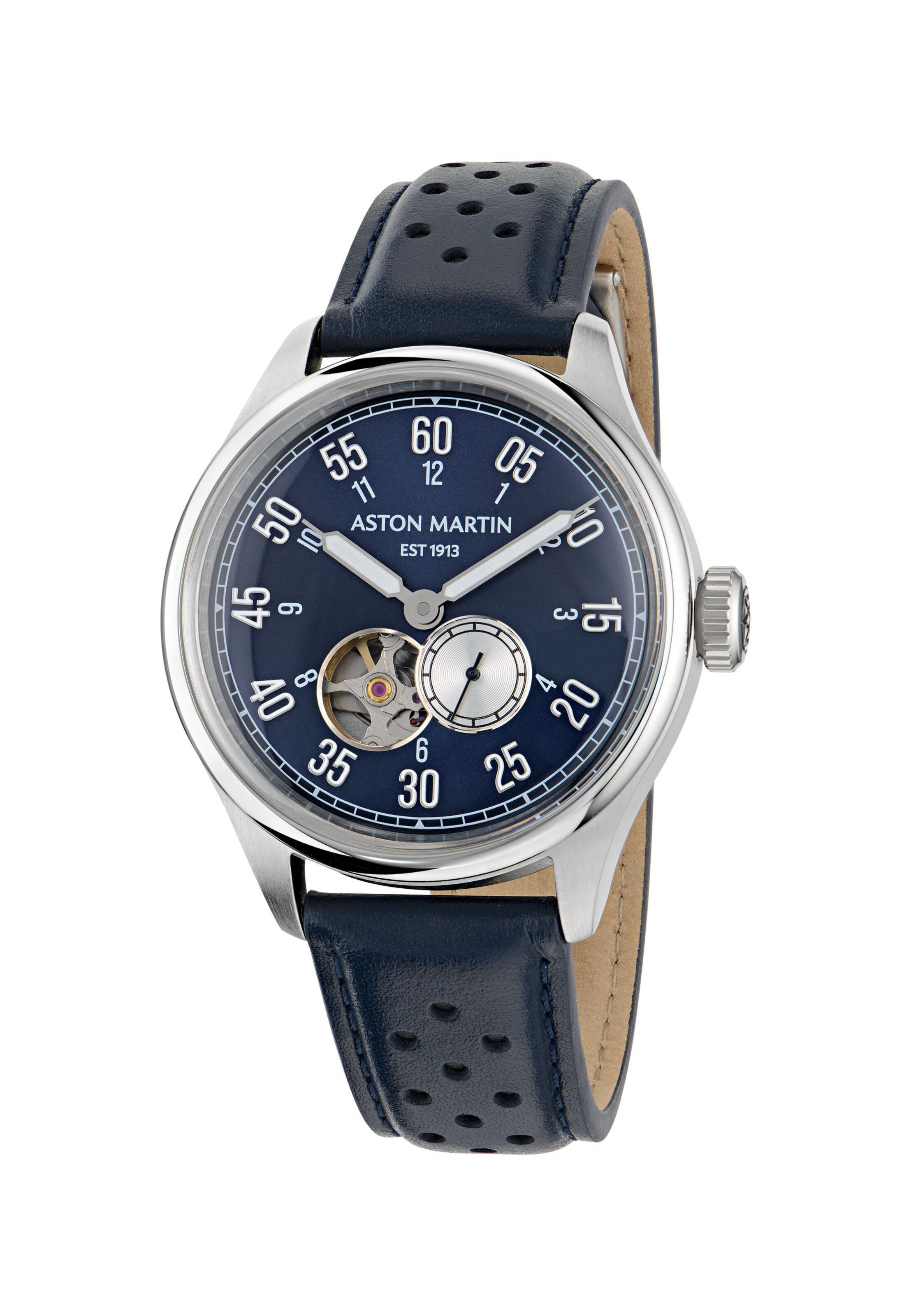 Aston Martin Analoog horloge 'TS1' in Blauw: voorkant