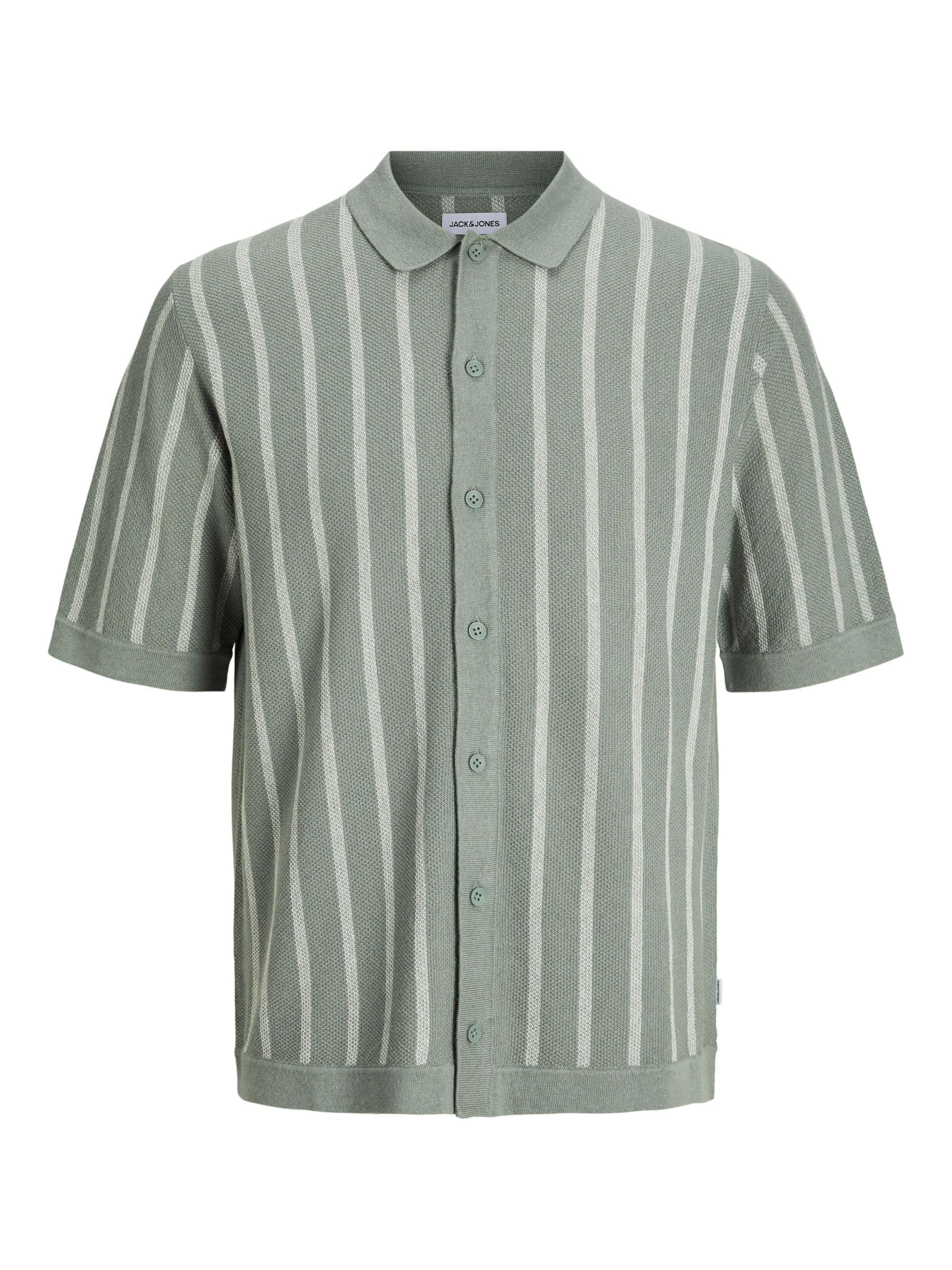 JACK & JONES Shirt in Green: front