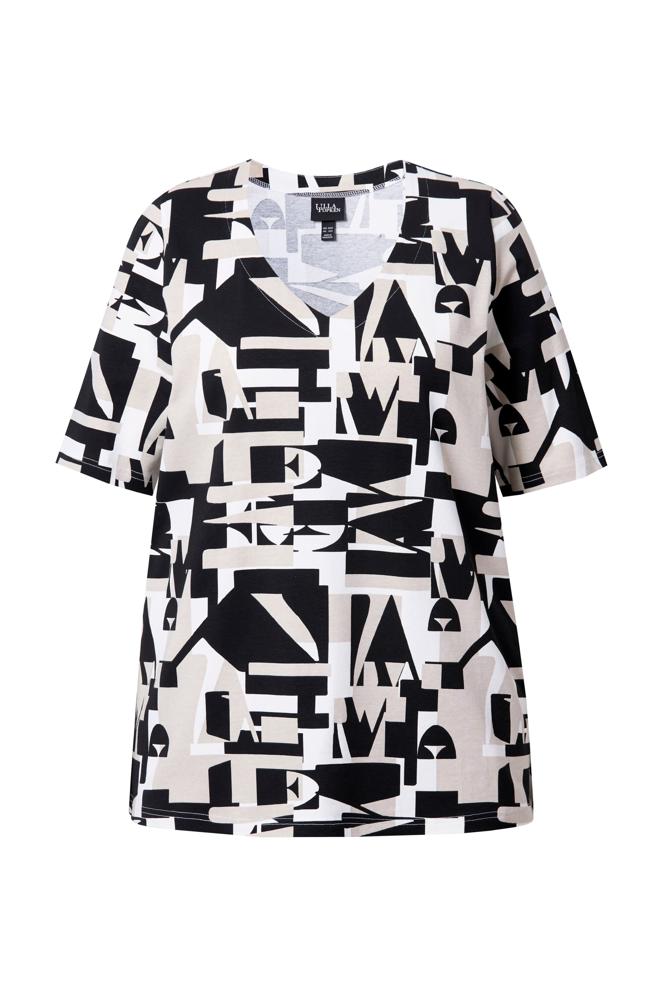 Ulla Popken Shirt in Gemengde kleuren: voorkant