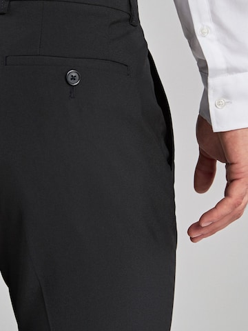 Next Slim fit Trousers with creases in Black